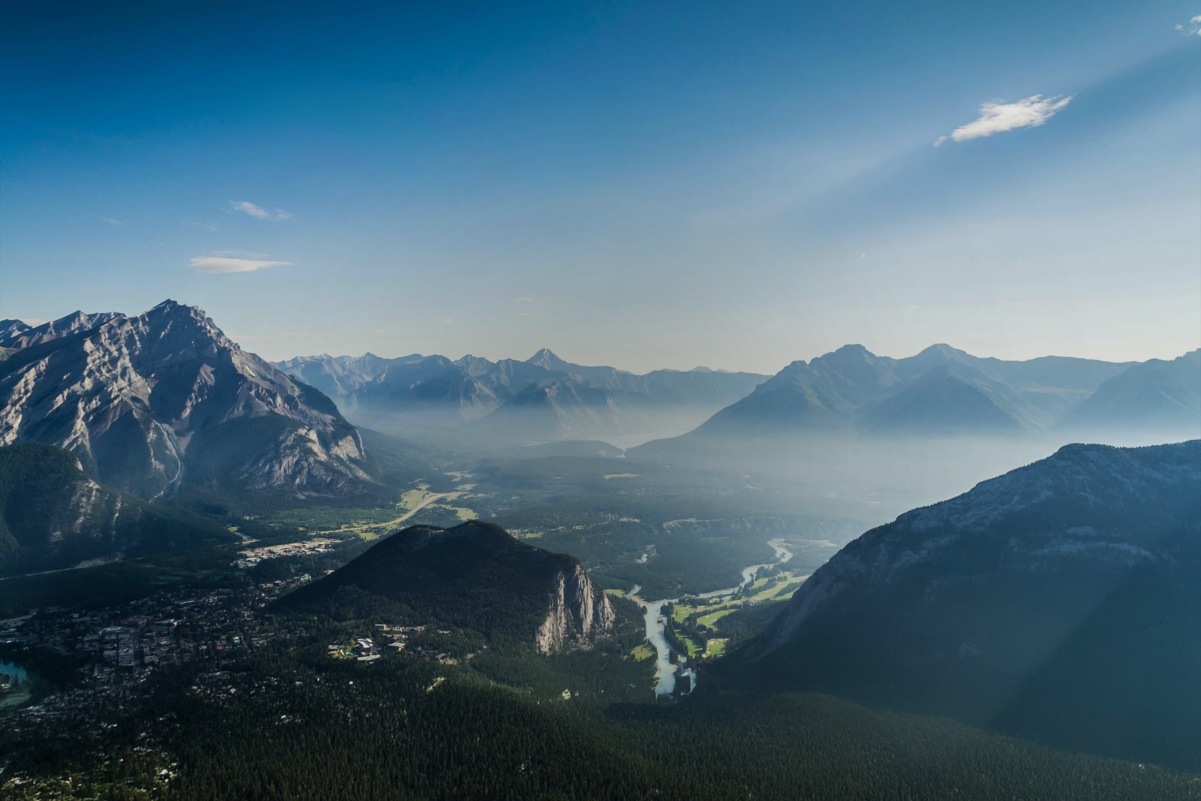 Construction site aerial view
